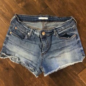 STS Blue frayed denim shorts